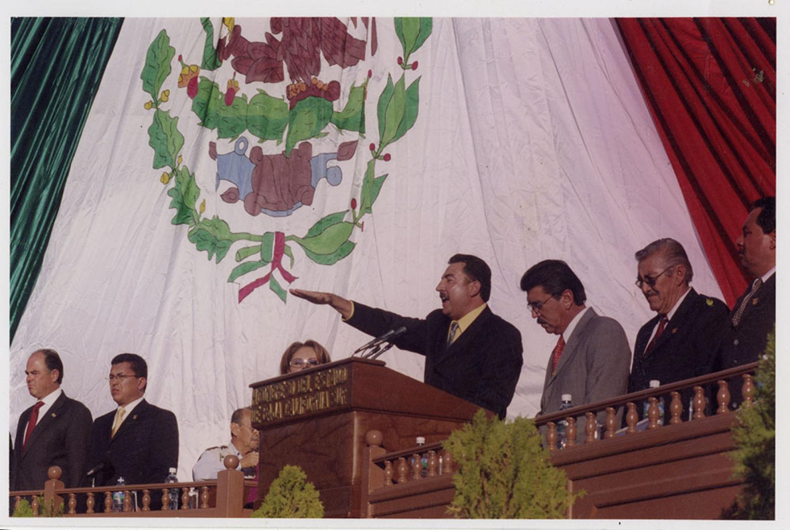 Narciso Agúndez Montaño toma protesta como gobernador del estado de Baja California Sur.