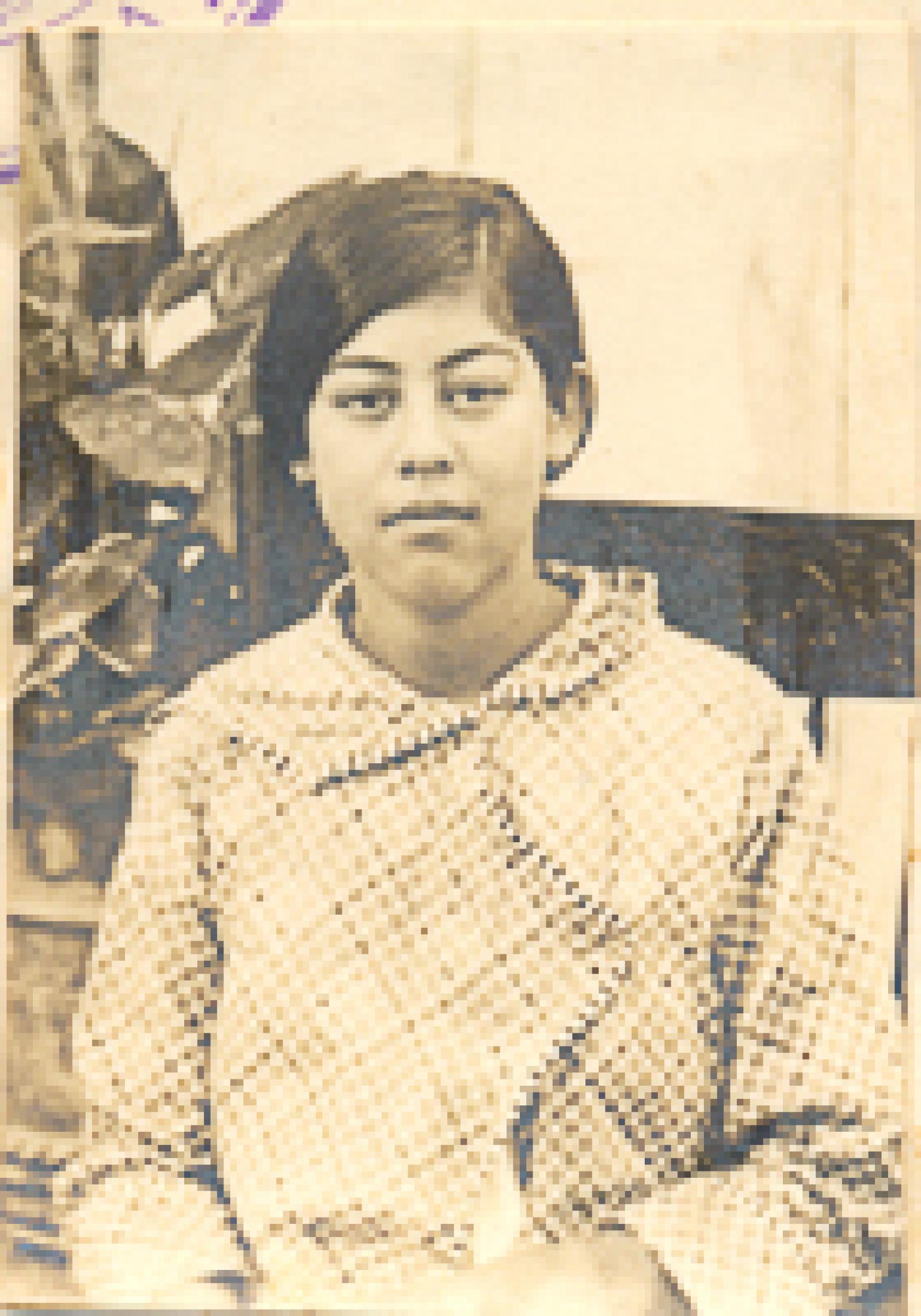 Niña acompañante de Eloisa de la Barca.