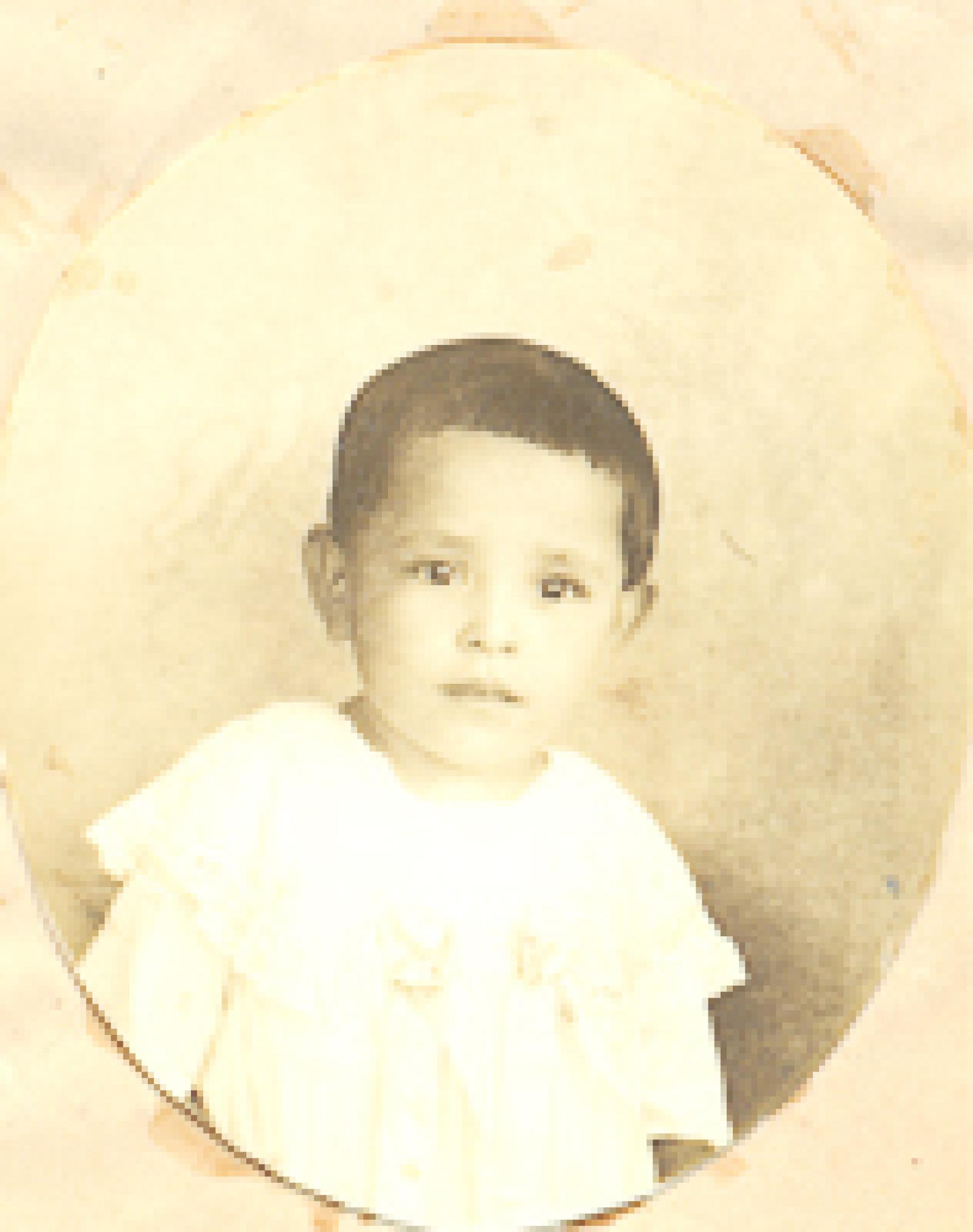Niño, hijo de Leonor Verdugo de Rubio.