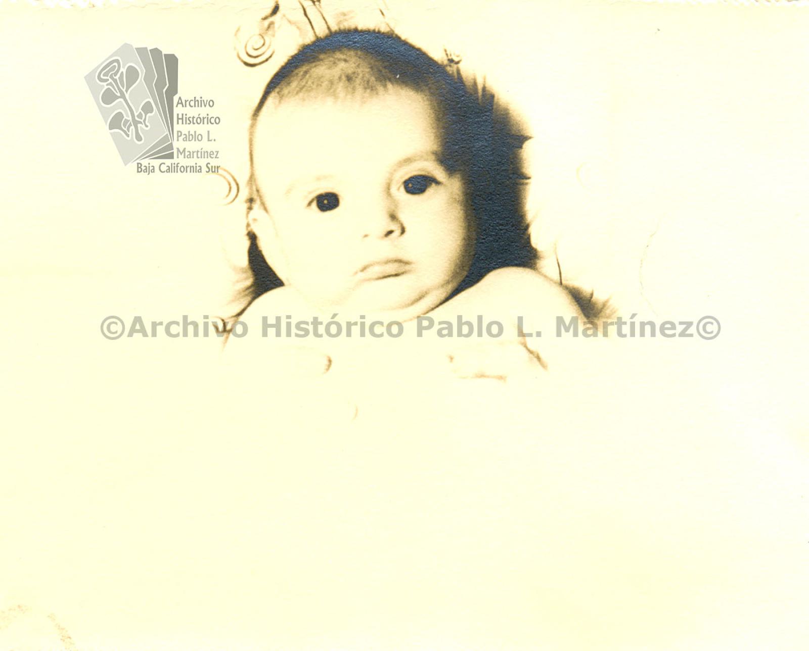 Niño Jesús Reynoso a la edad de 3 meses. Grupo de niños perfectos de la generación 1944.