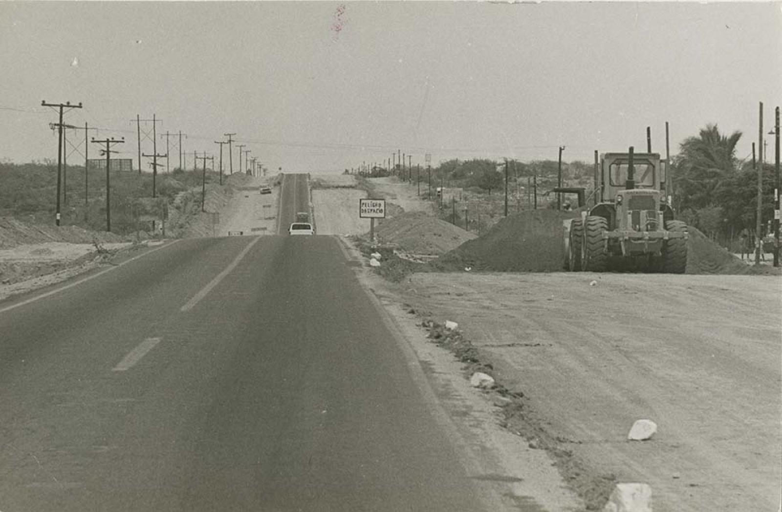 Obra carretera.