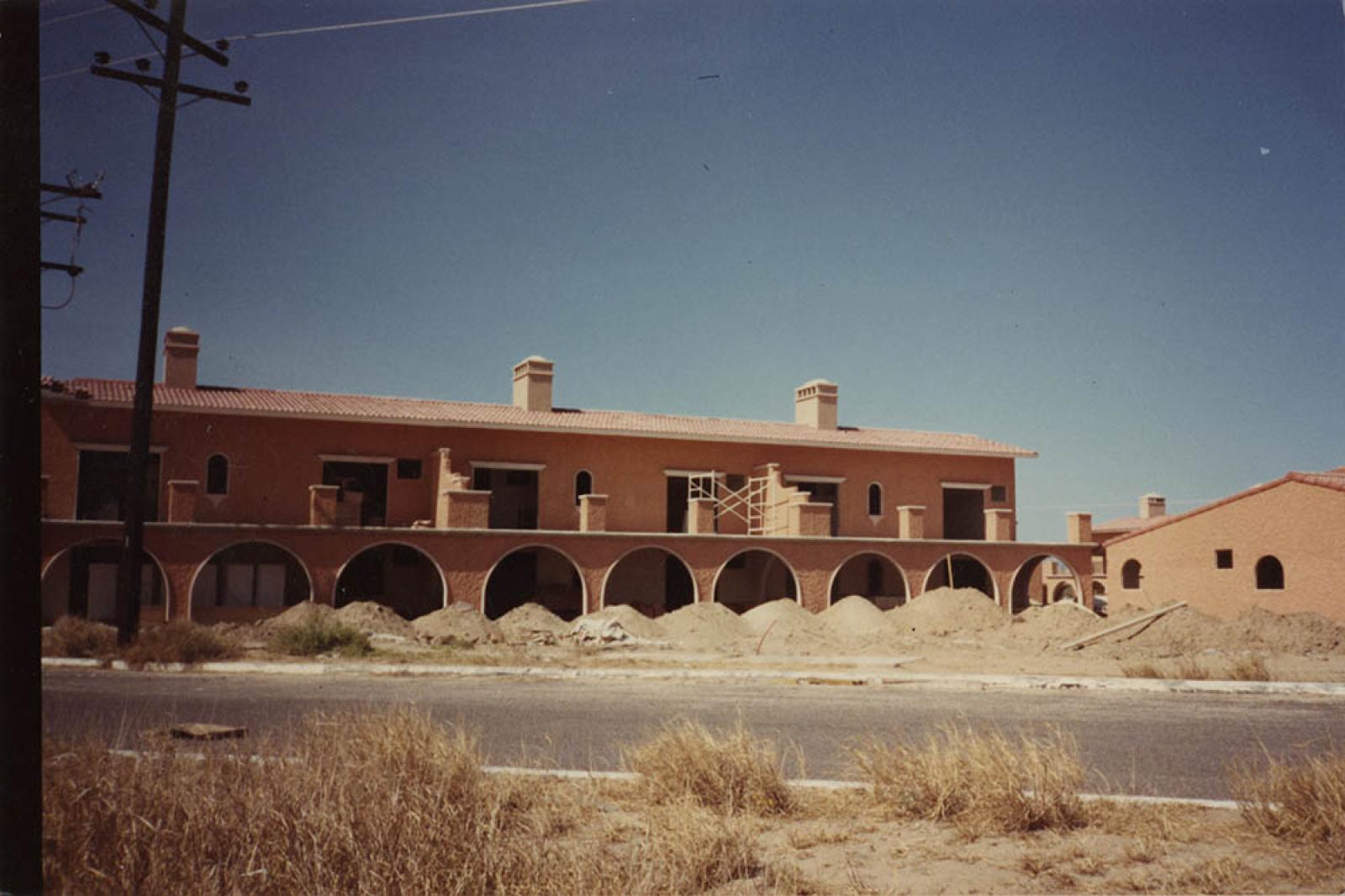 Obra de construcción, en colonia Fidepaz.