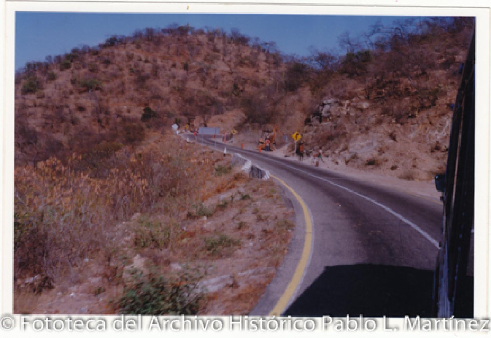 Obra pública en carretera.