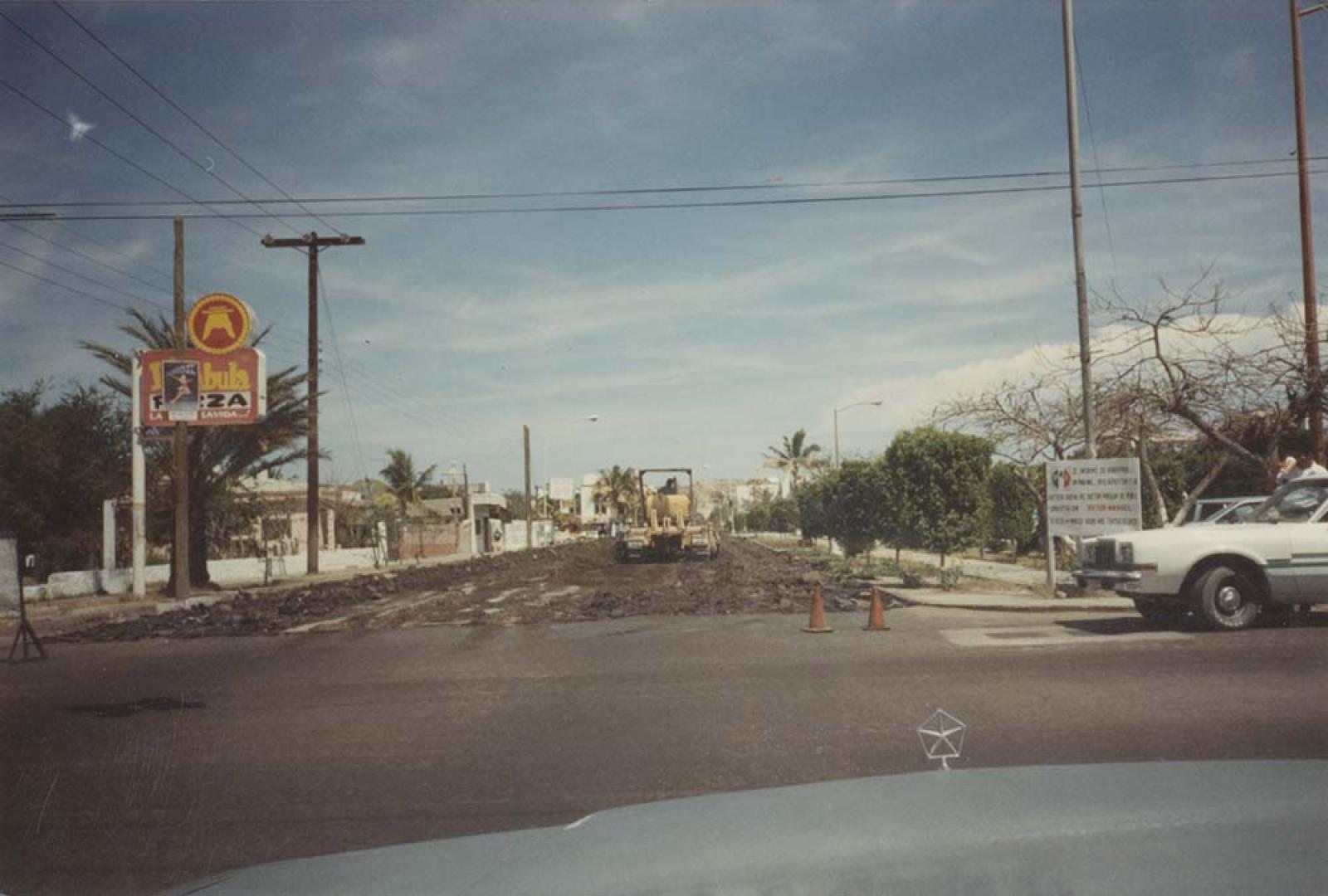 Obra pública en la calle Isabel La Católica.