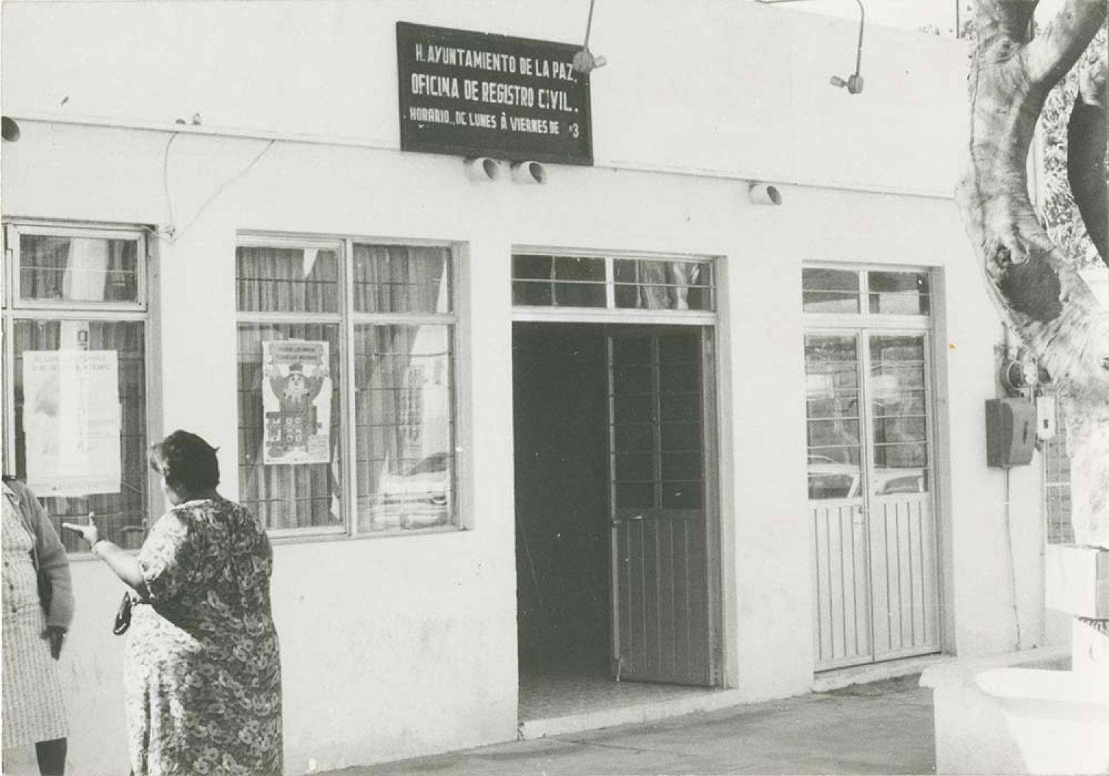 Oficina de Registro Civil.
