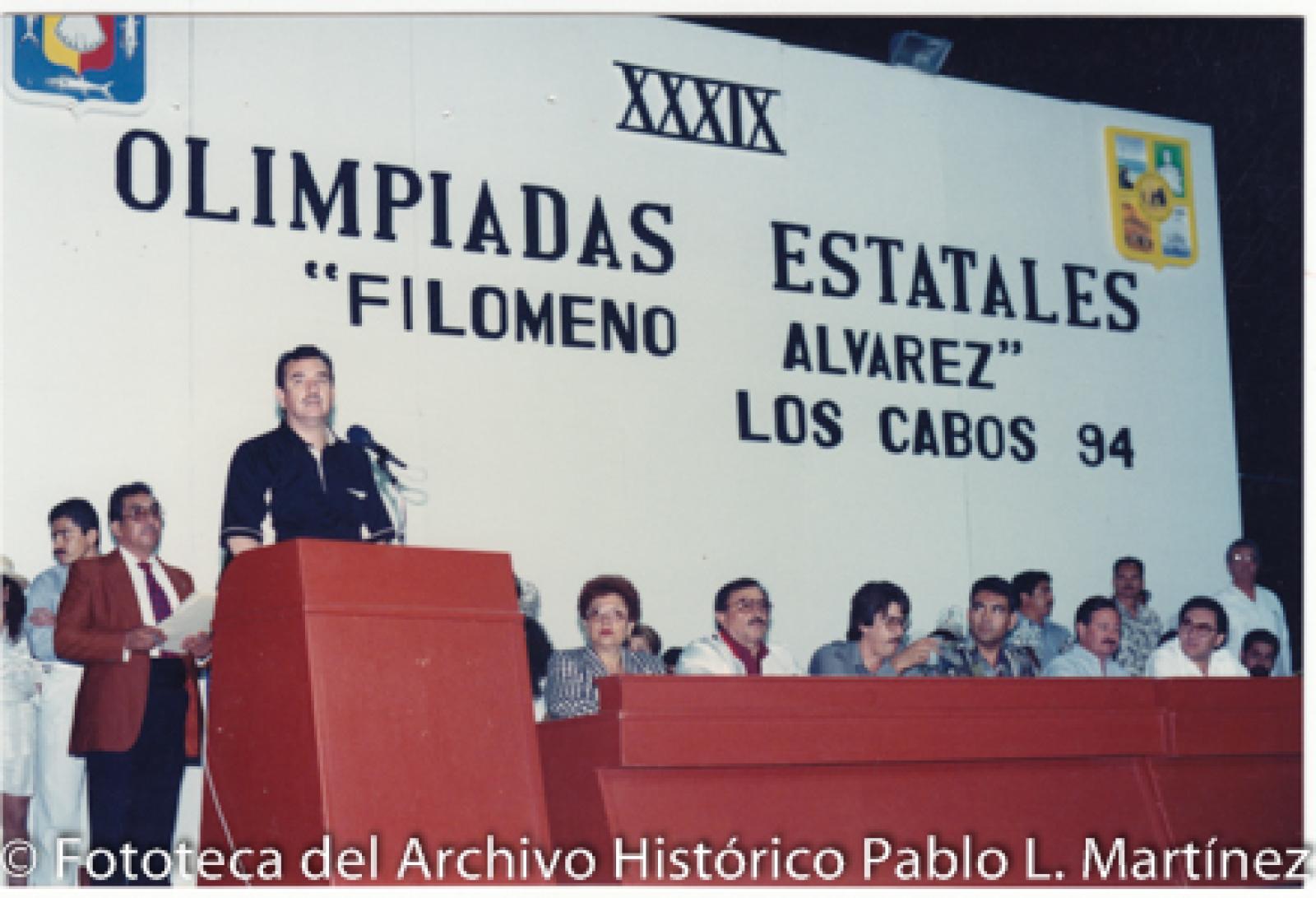 <<Olimpiadas estatales “Filomeno Álvarez”, Los Cabos 94. >>