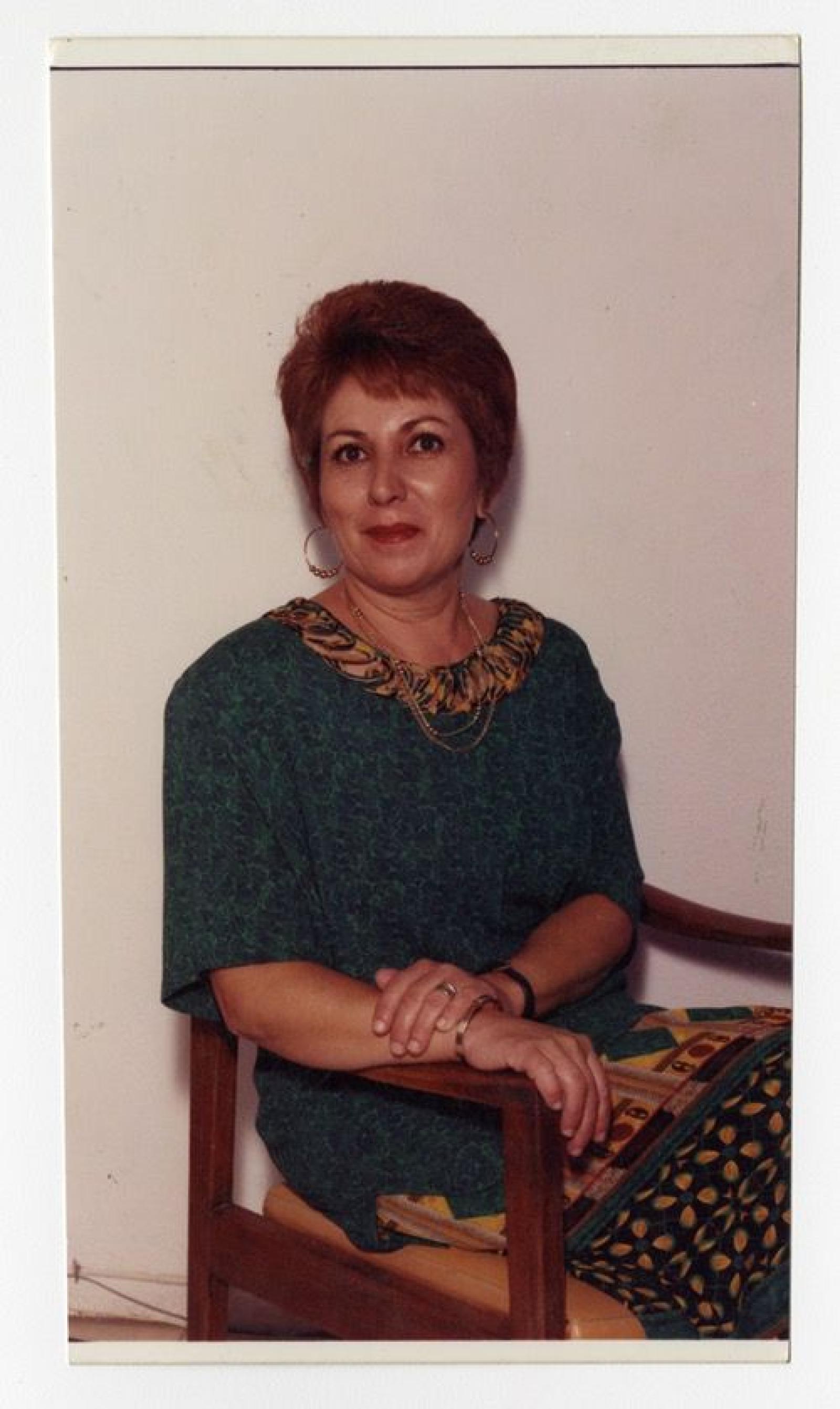 Olivia Martínez Verdugo, retrato.