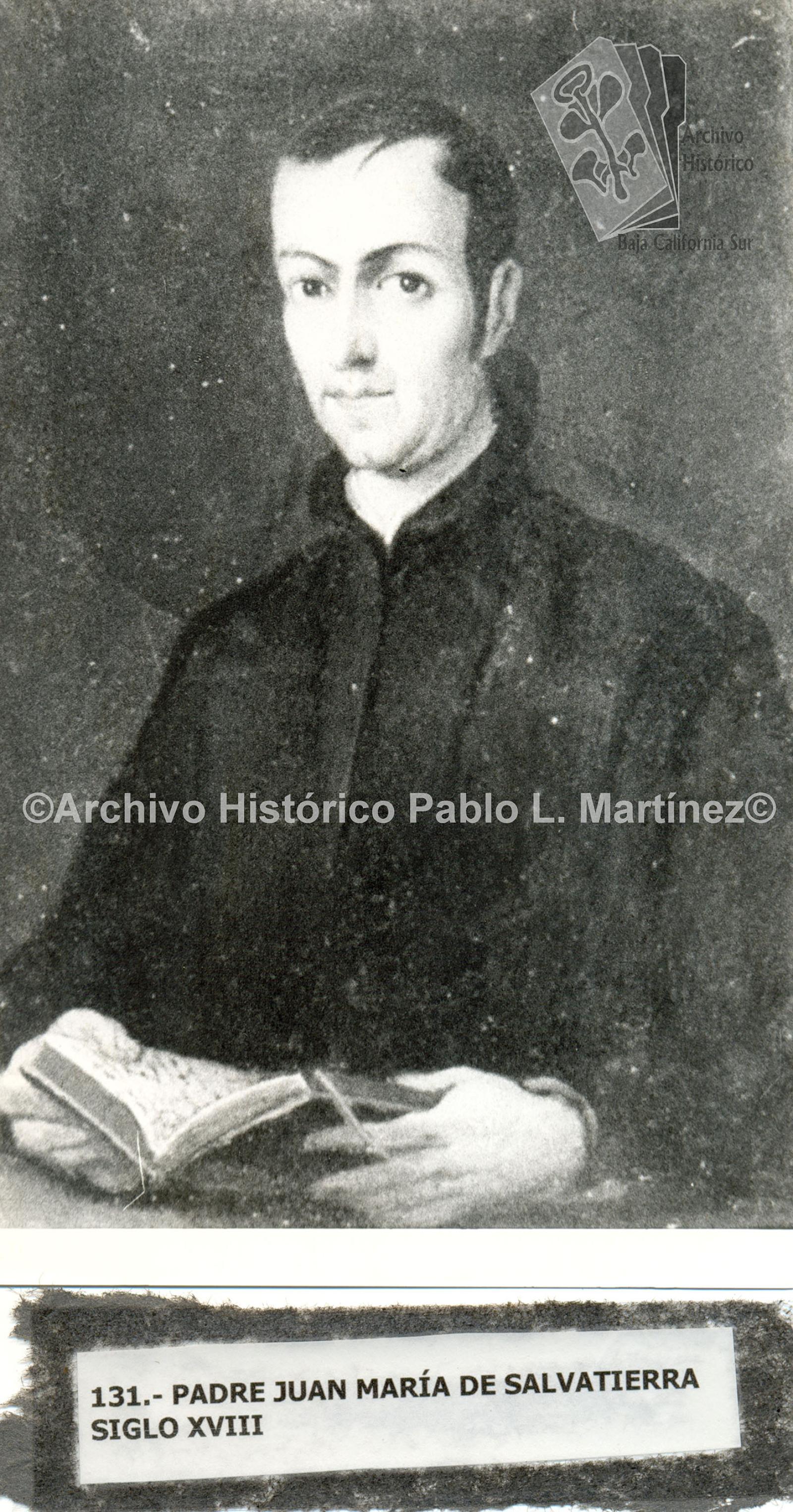 Padre Juan María de Salvatierra, retrato.