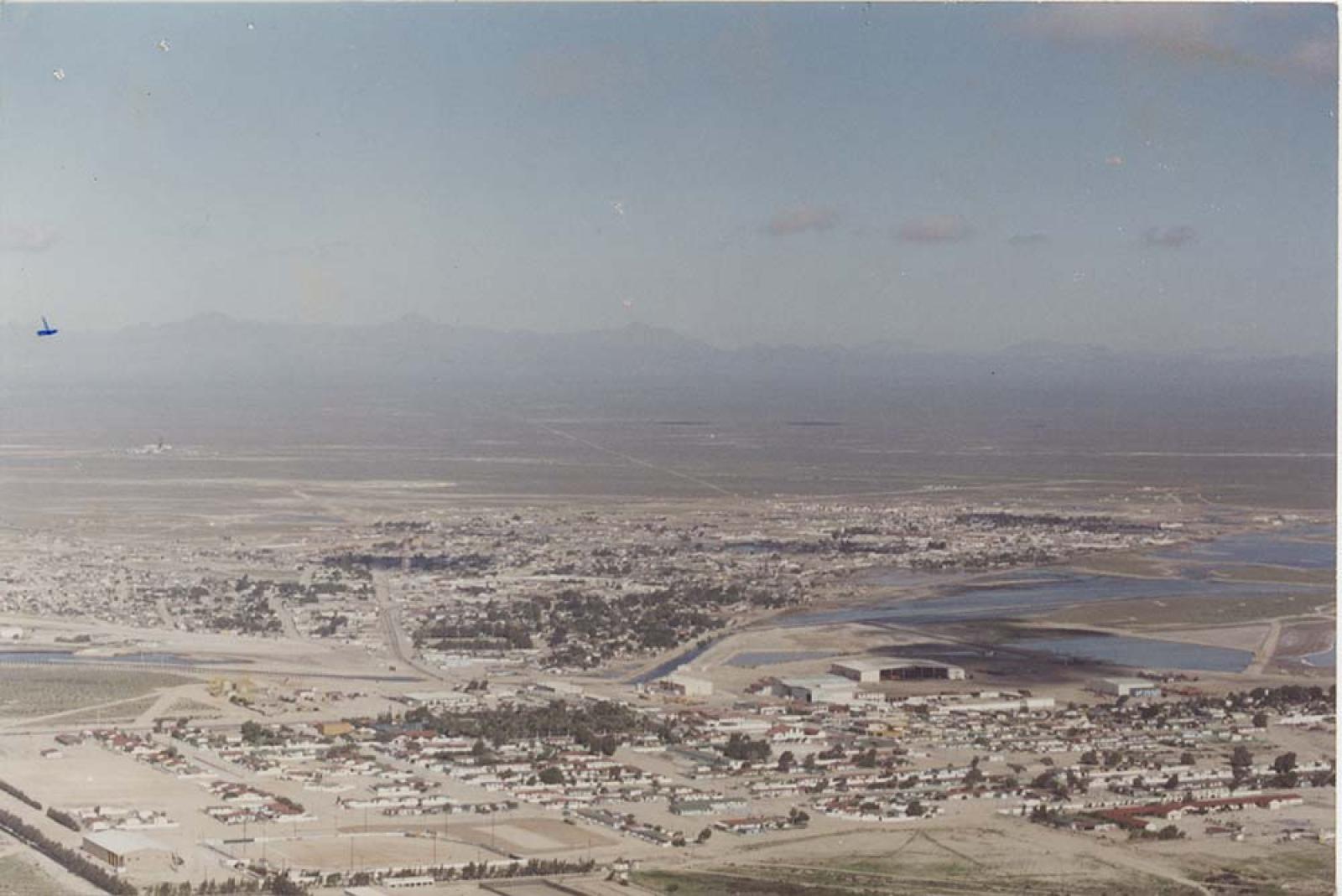 Panorámica de Guerrero Negro, Baja California Sur.