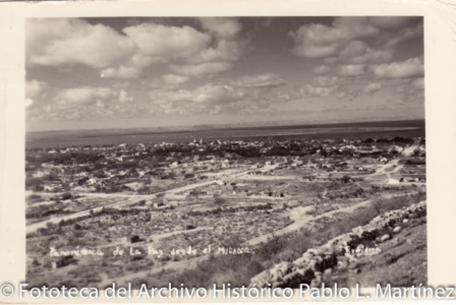 “Panorámica de La Paz desde el mirador”.