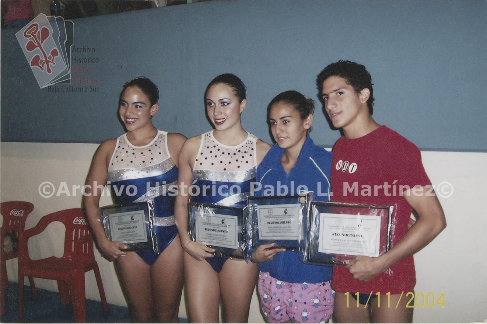 Paola Espinoza Sánchez, Romel Pacheco y  clavadistas sudcalifornianas sostienen su reconocimiento.