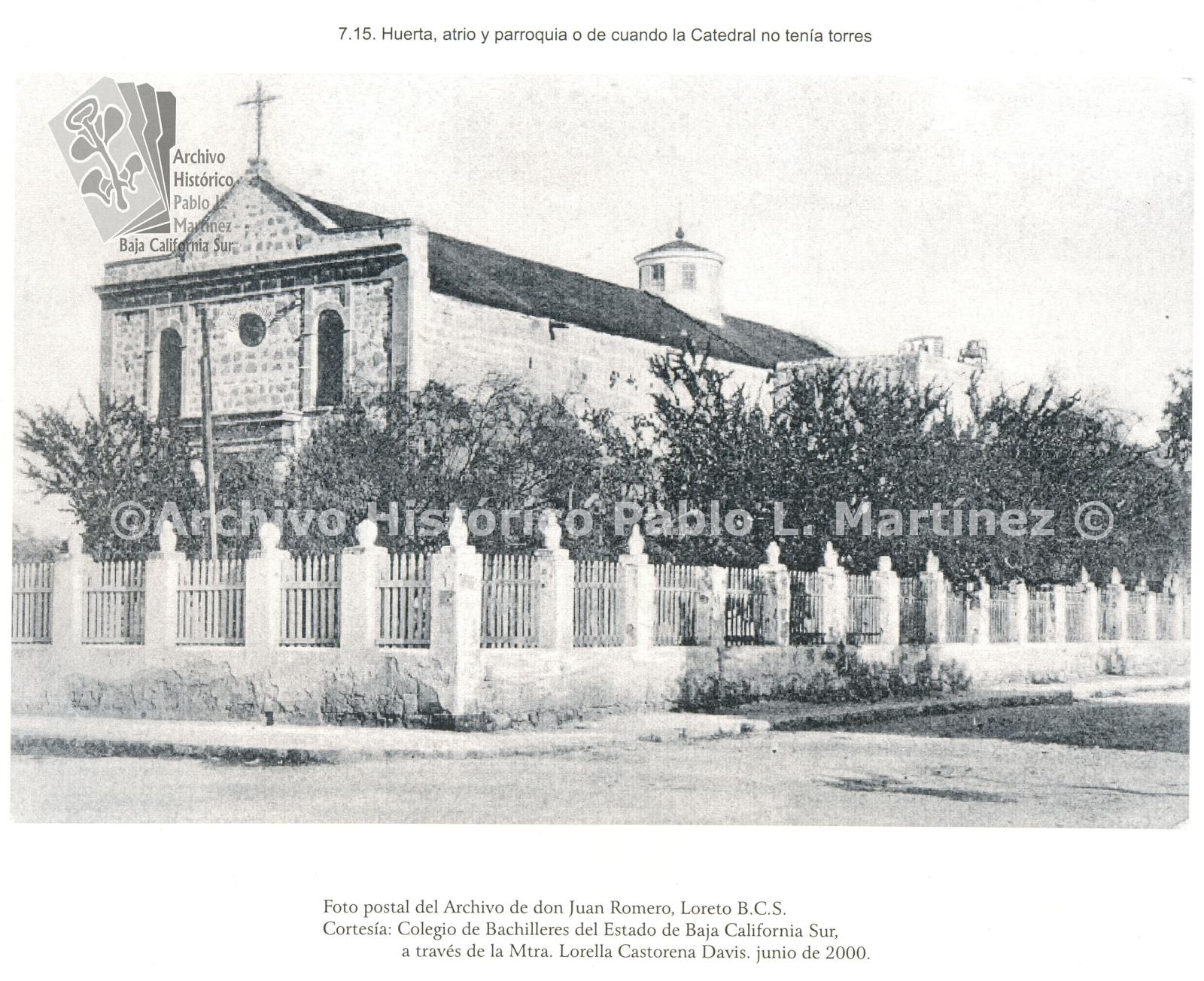 Parroquia de Nuestra Señora del Pilar de La Paz, aún no contaba con torres .