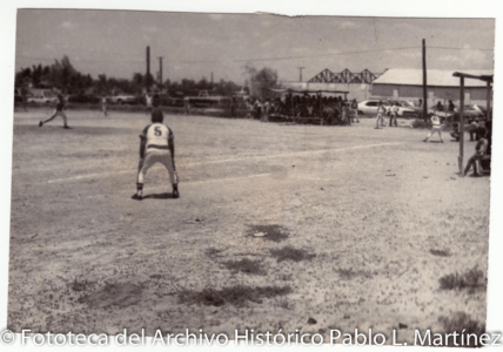 Partido de béisbol.