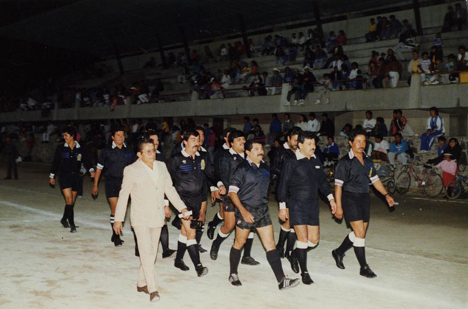 Partido de futbol.