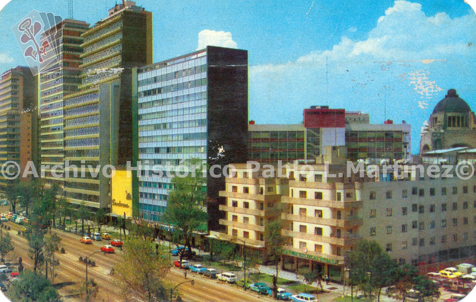 Paseo de la Reforma en México, Distrito Federal.
