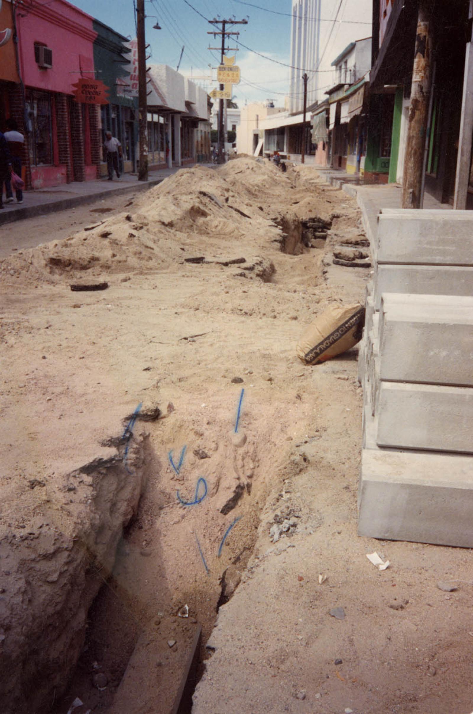 Pavimentación del callejón de Los Artesanos, La Paz.