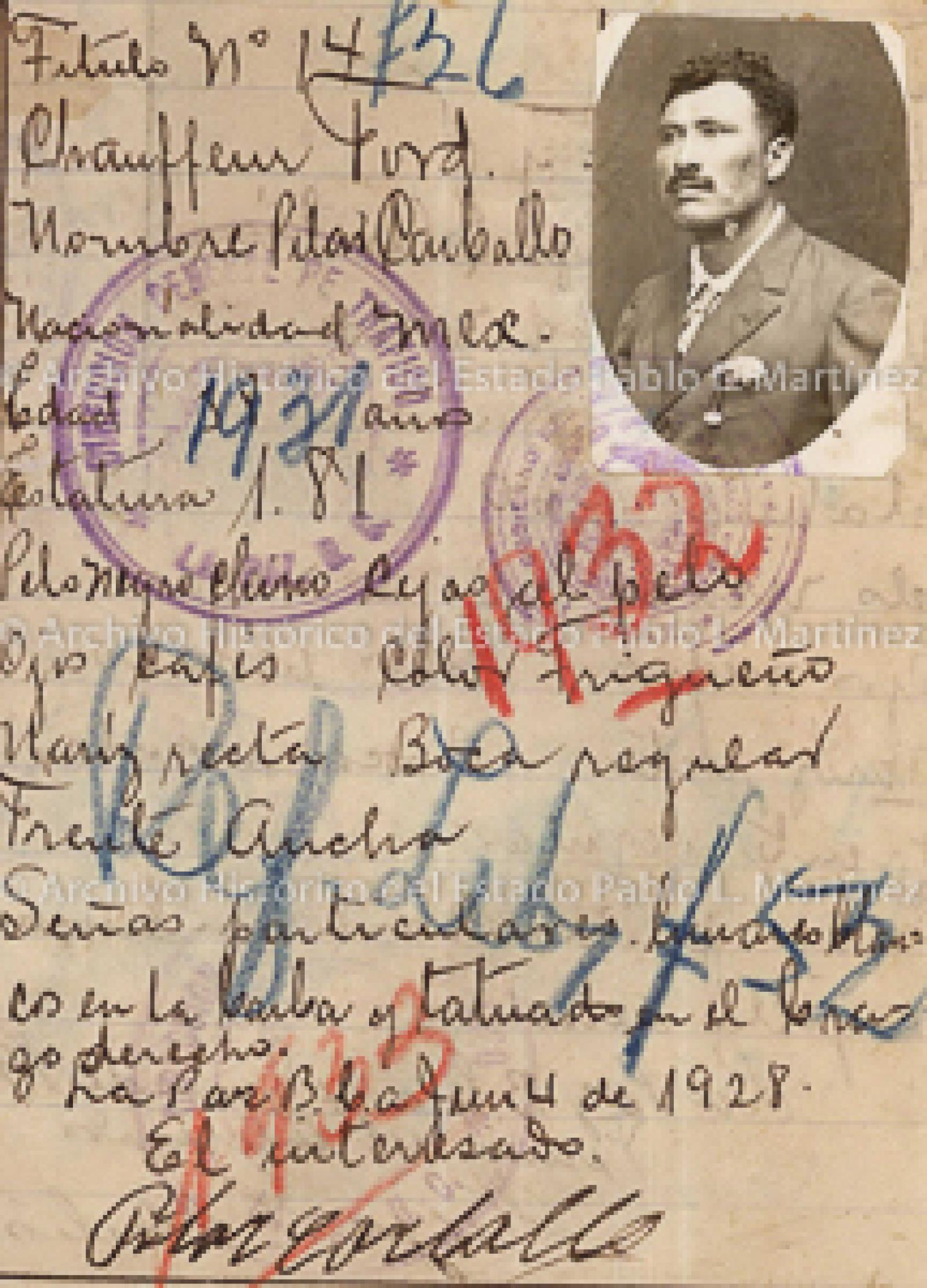 "Pilar Carballo", retrato.