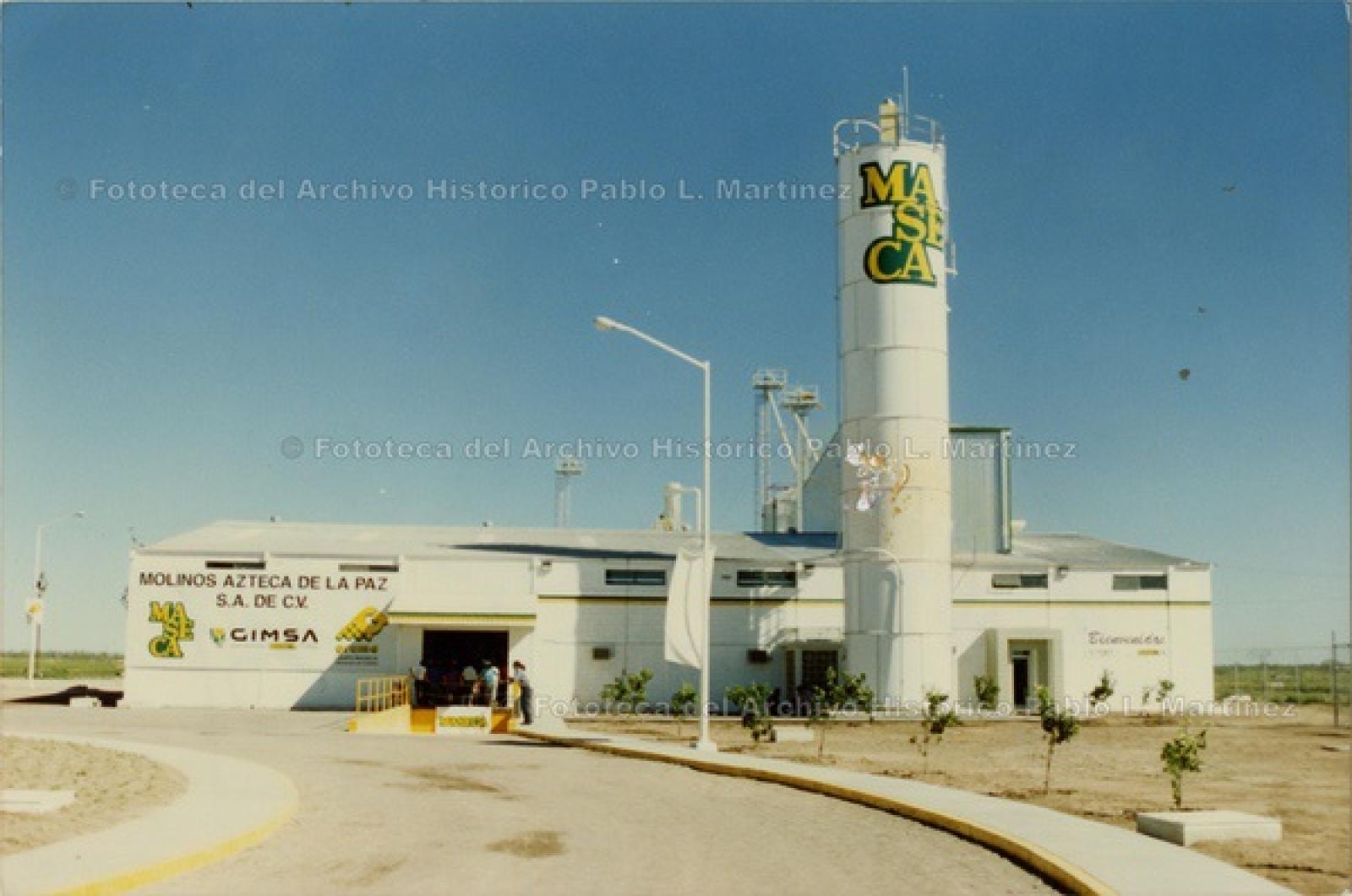 Planta procesadora de maíz de la marca Maseca.