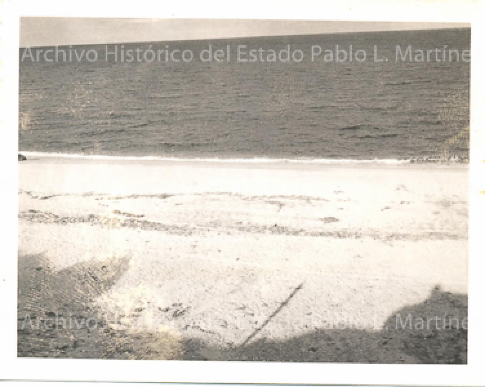 Playa frente a la bahía de Las Palmas, en Buenavista.