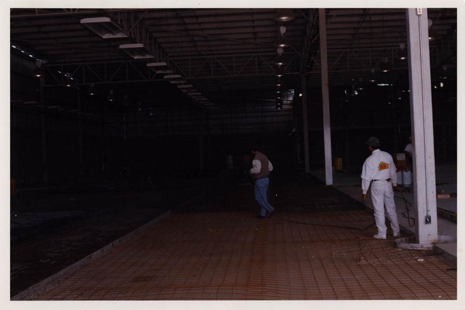 “Plaza Ley”, construcción del centro comercial, La Paz, Baja California Sur.