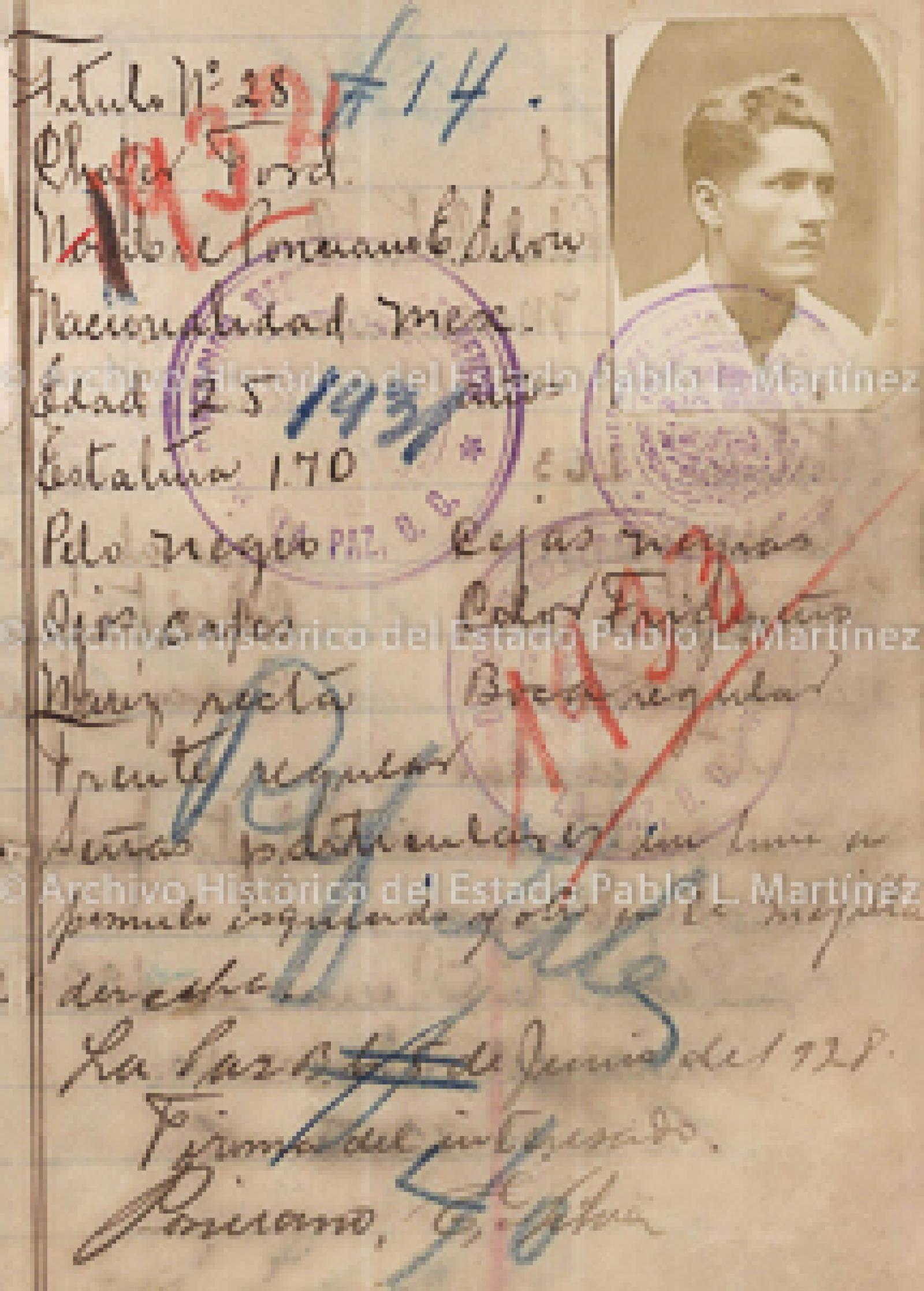 "Ponciano E. Silva", retrato.