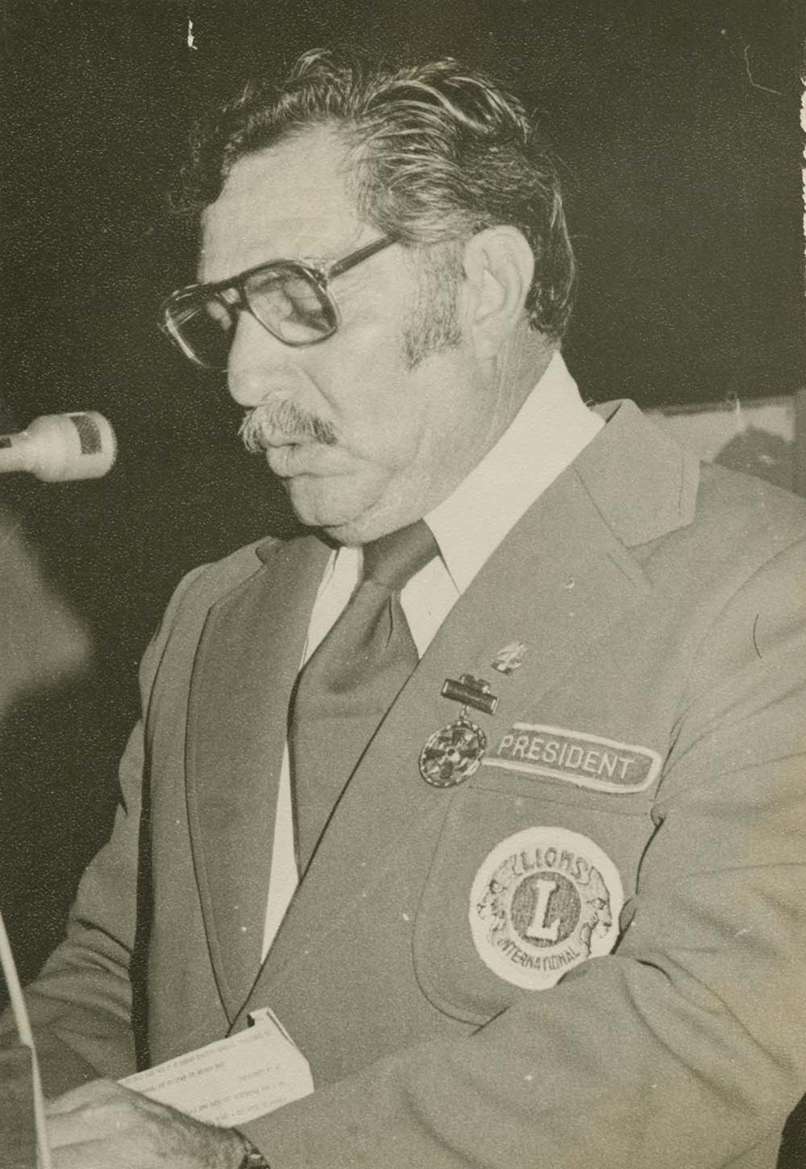 Presidente del Club Leones Internacional.
