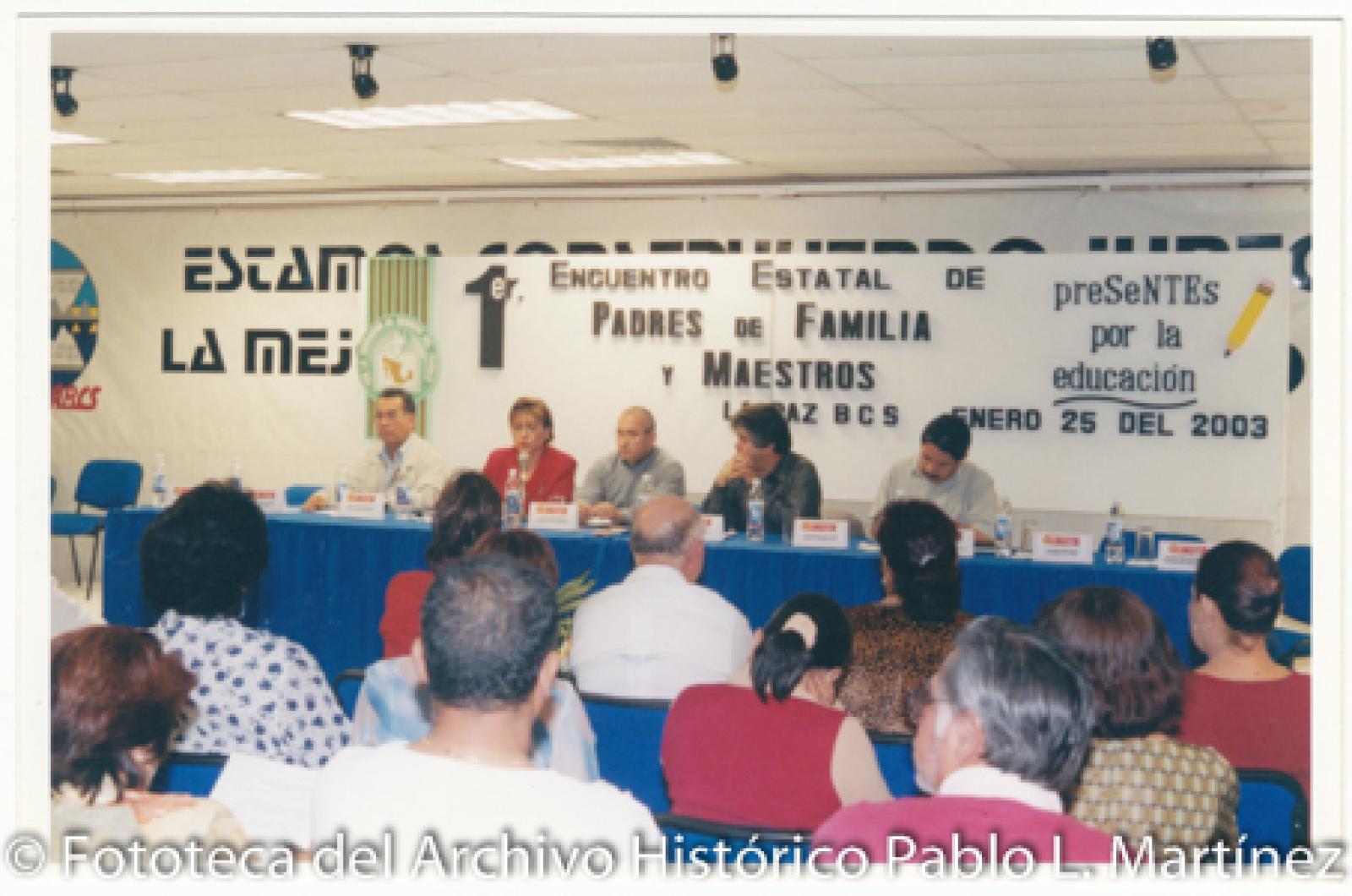 Primer Encuentro Estatal de Padres de Familia y Maestros.