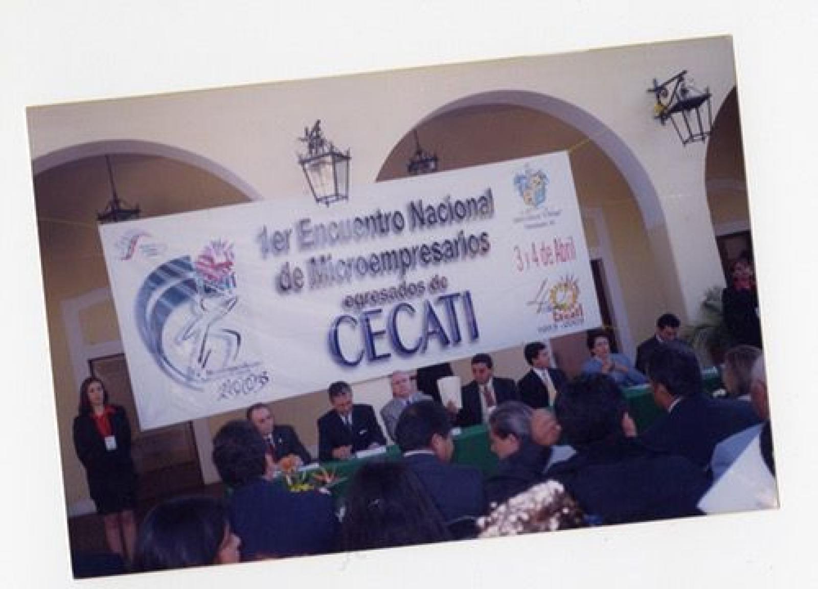 Primer Encuentro Nacional de Microempresarios, egresados de CECATI.