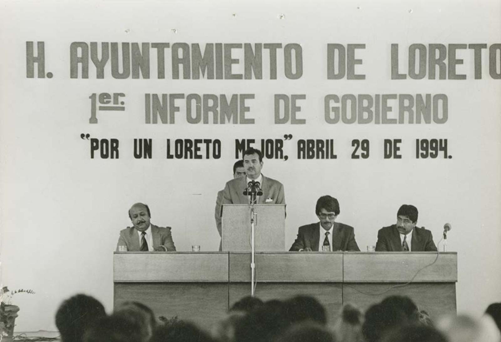 Primer Informe de Gobierno de Alfredo García.