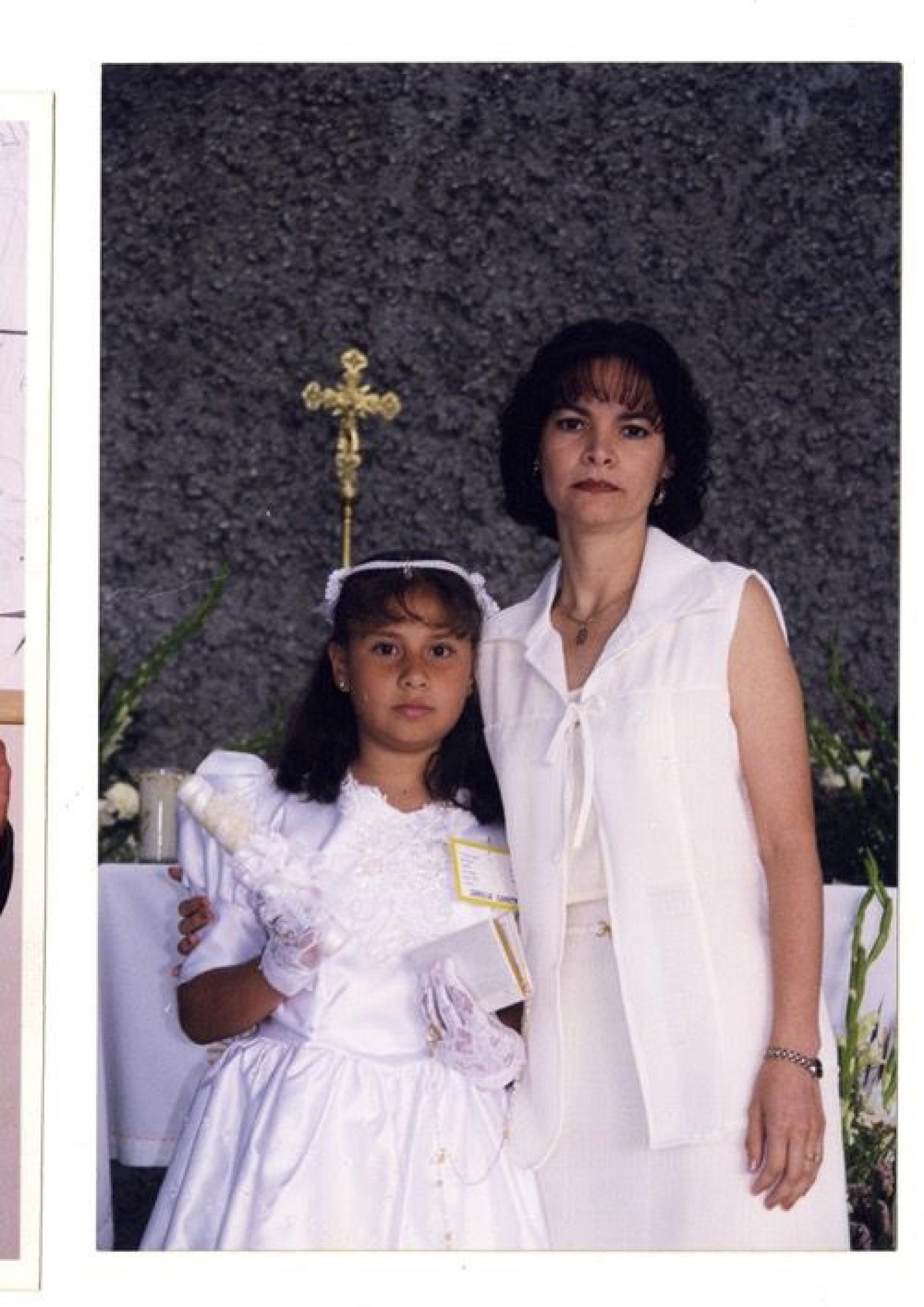 Primera comunión de Daniela.
