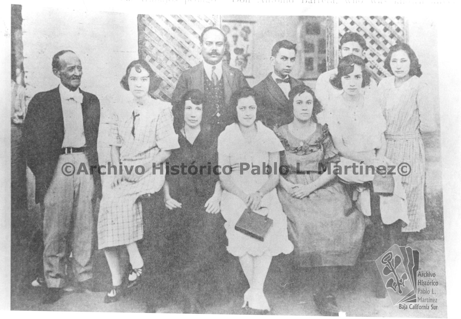 Profesorado de la Escuela Superior No. 4 Ignacio Zaragoza de El Triunfo, Baja California.