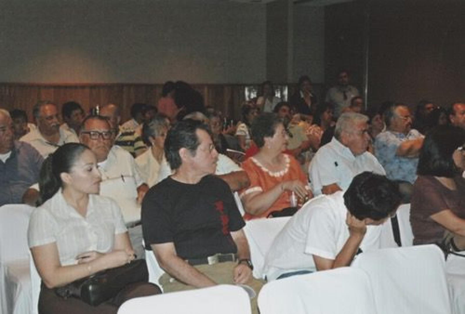 Público asistente a las actividades por el XXIX aniversario del Archivo Histórico Pablo L. Martínez.