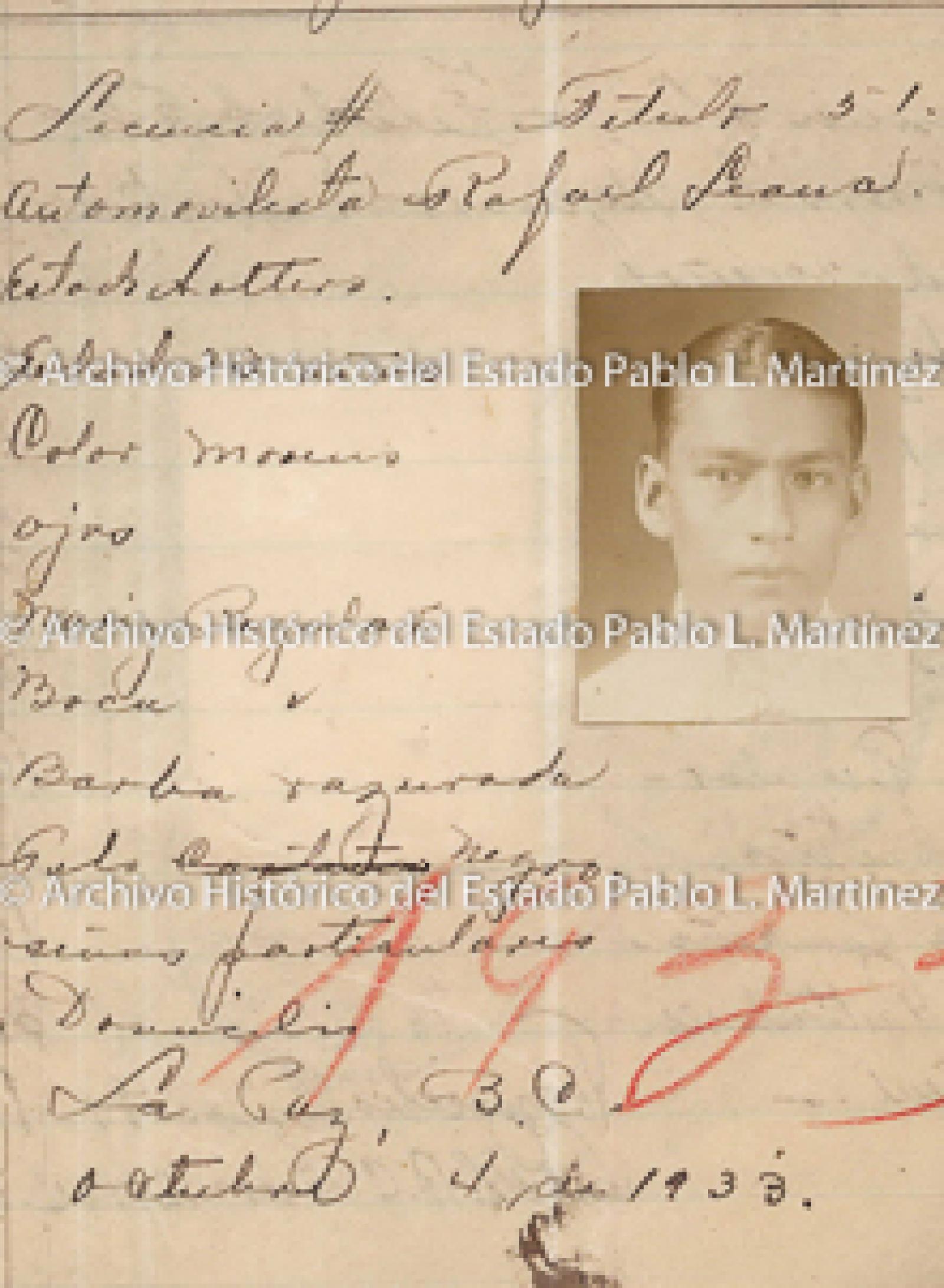 "Rafael Leana", retrato.