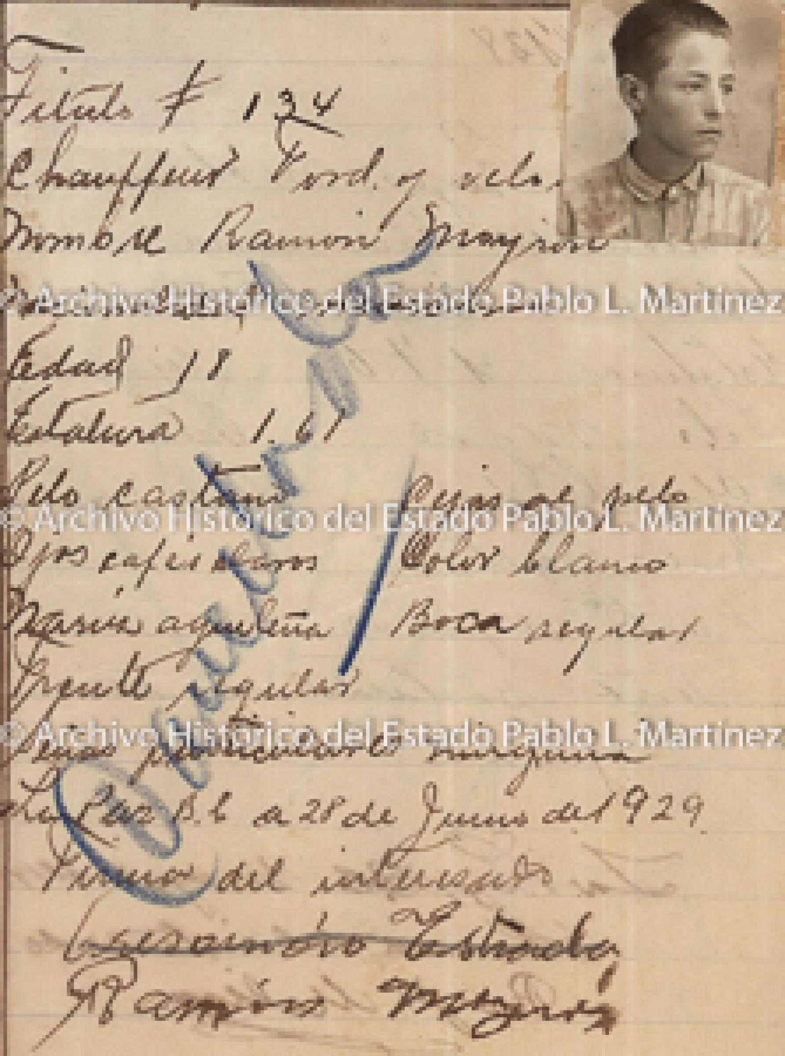 "Ramón Moyrón", retrato.