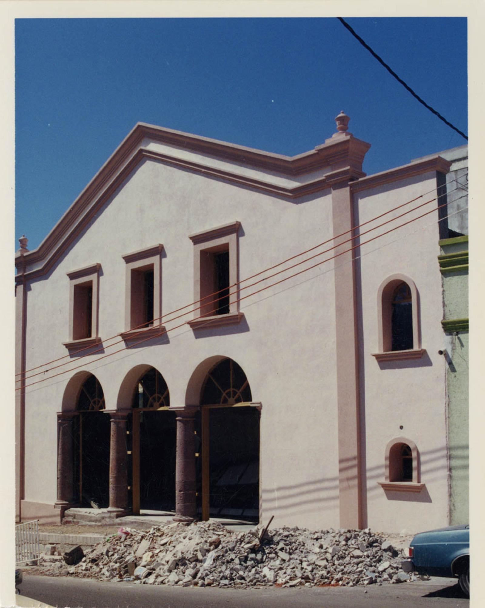 Remodelación del teatro Juárez.