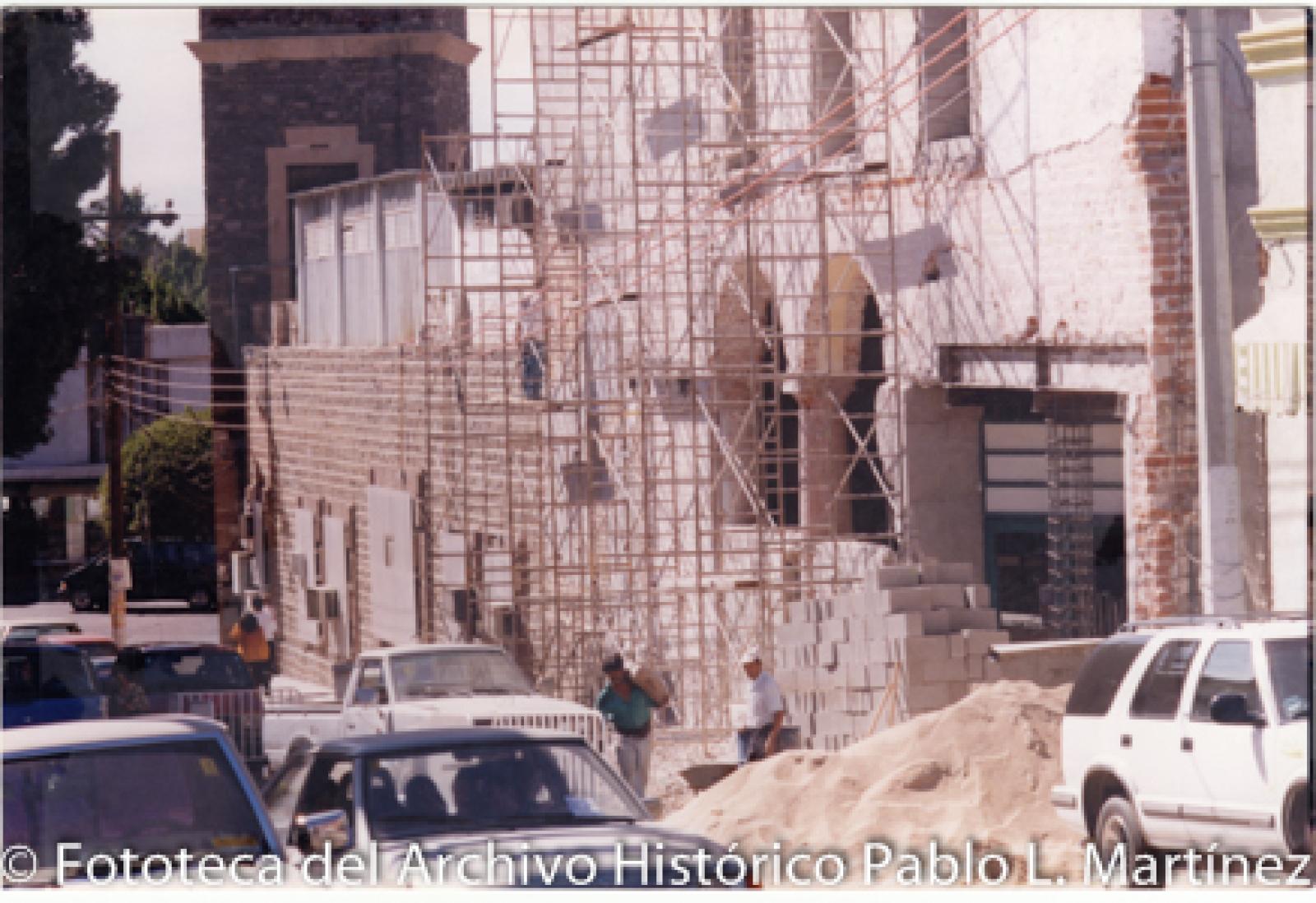 Remodelación del teatro Juárez.