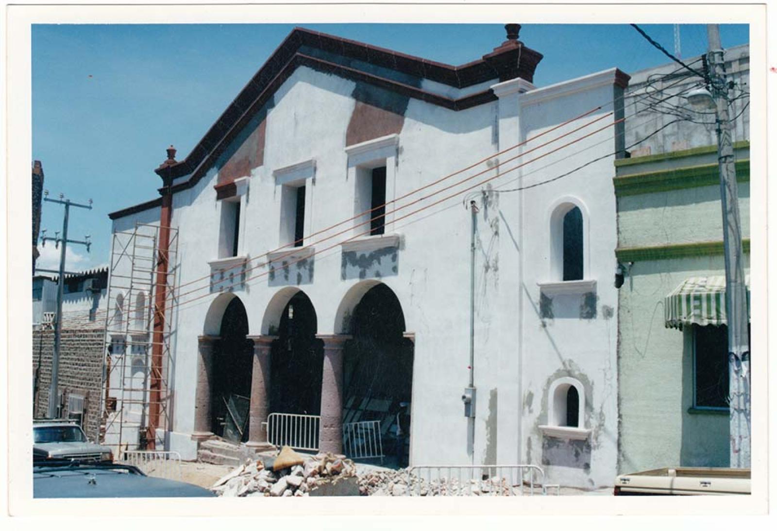 Remodelación del teatro Juárez.