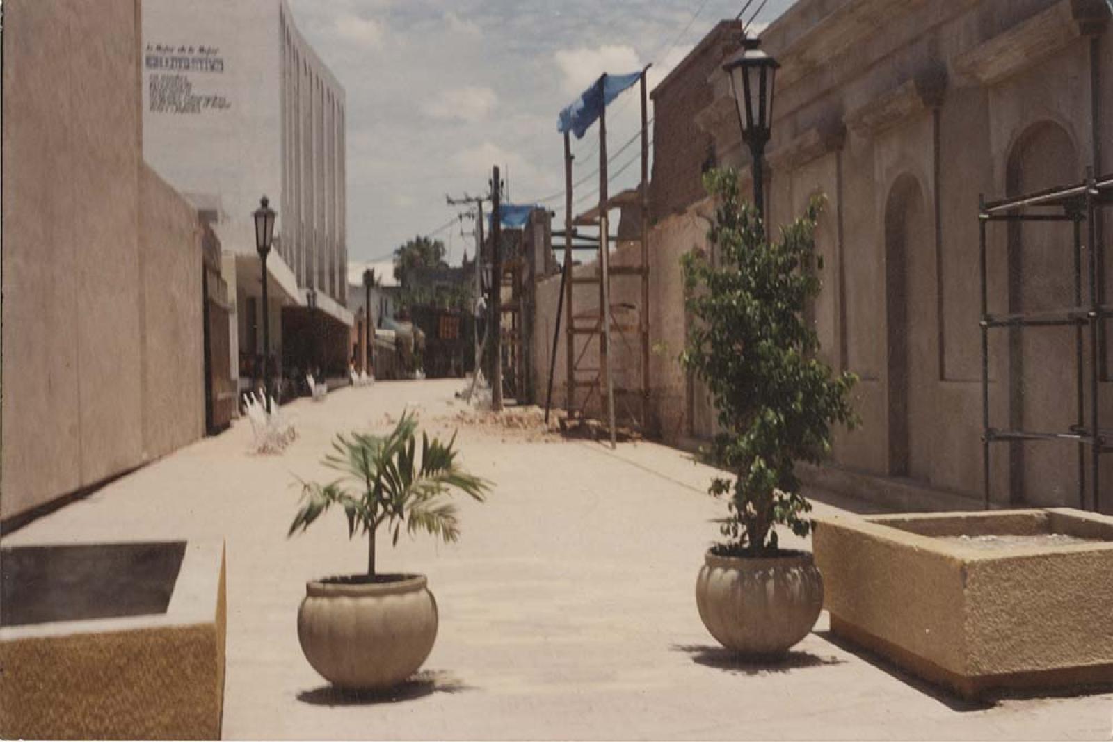 Remodelación en callejón de los artesanos.