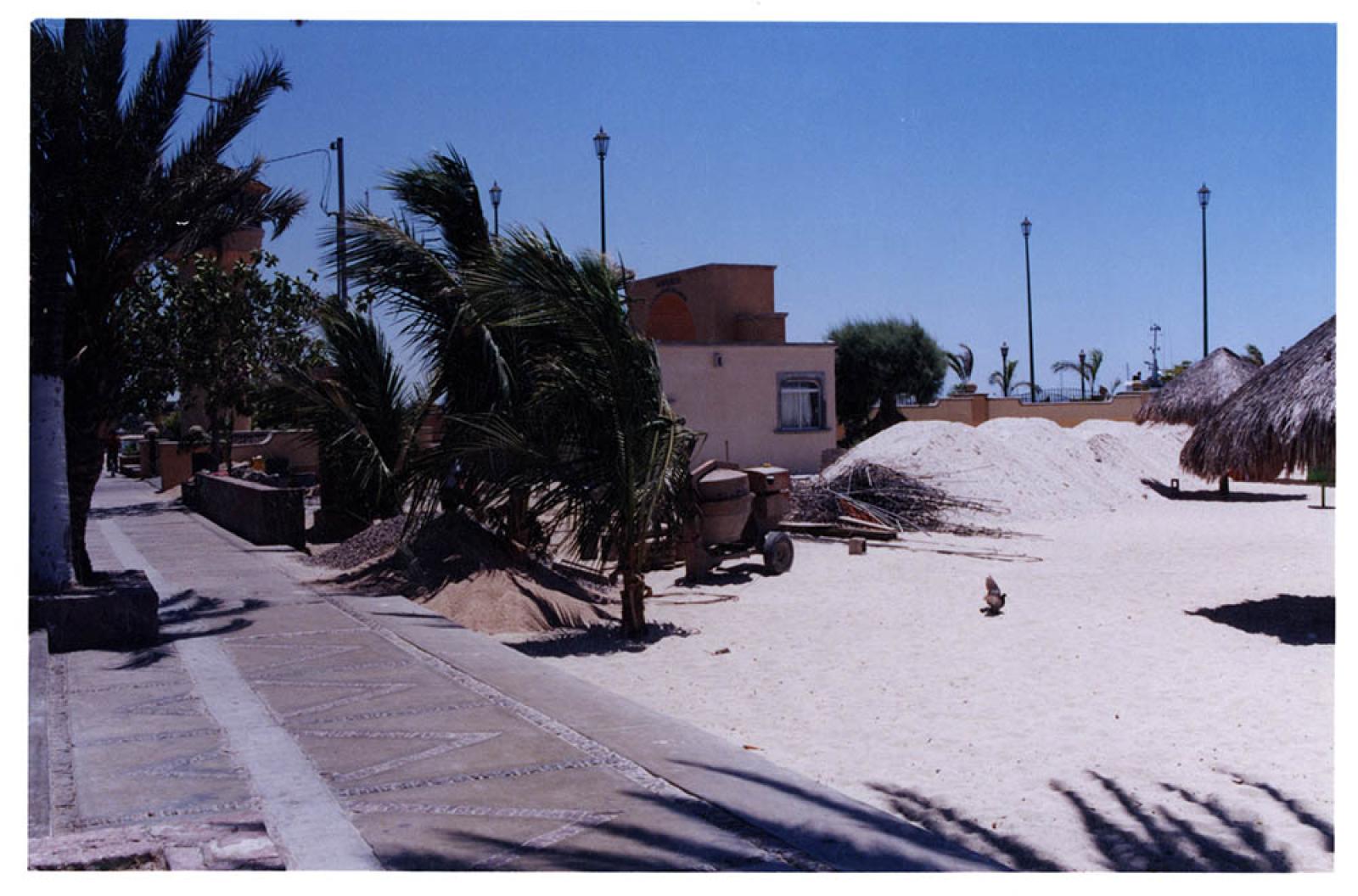 Remodelación en el muelle Fiscal de La Paz, Baja California Sur.