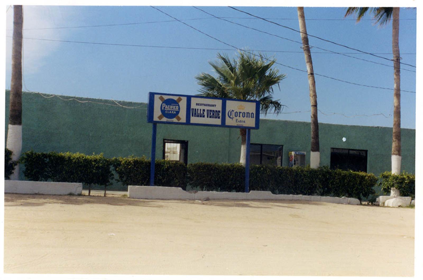 Restaurant Valle Verde, vista exterior.