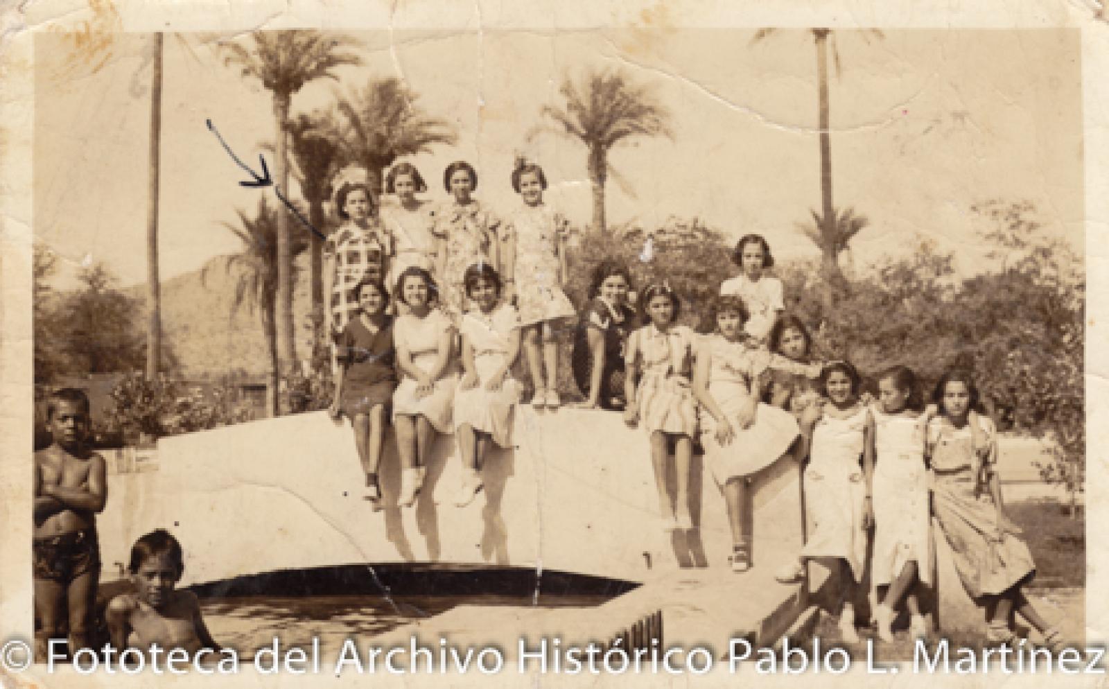 Retrato de grupo en Hermosillo.