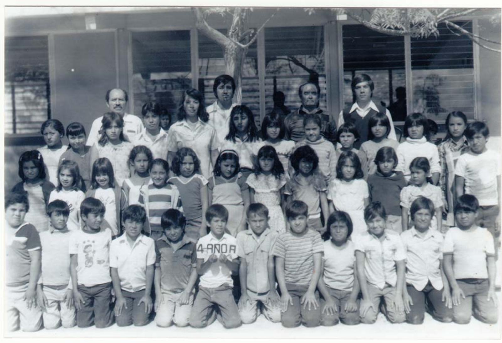 Retrato de grupo escolar, 4° “A”.