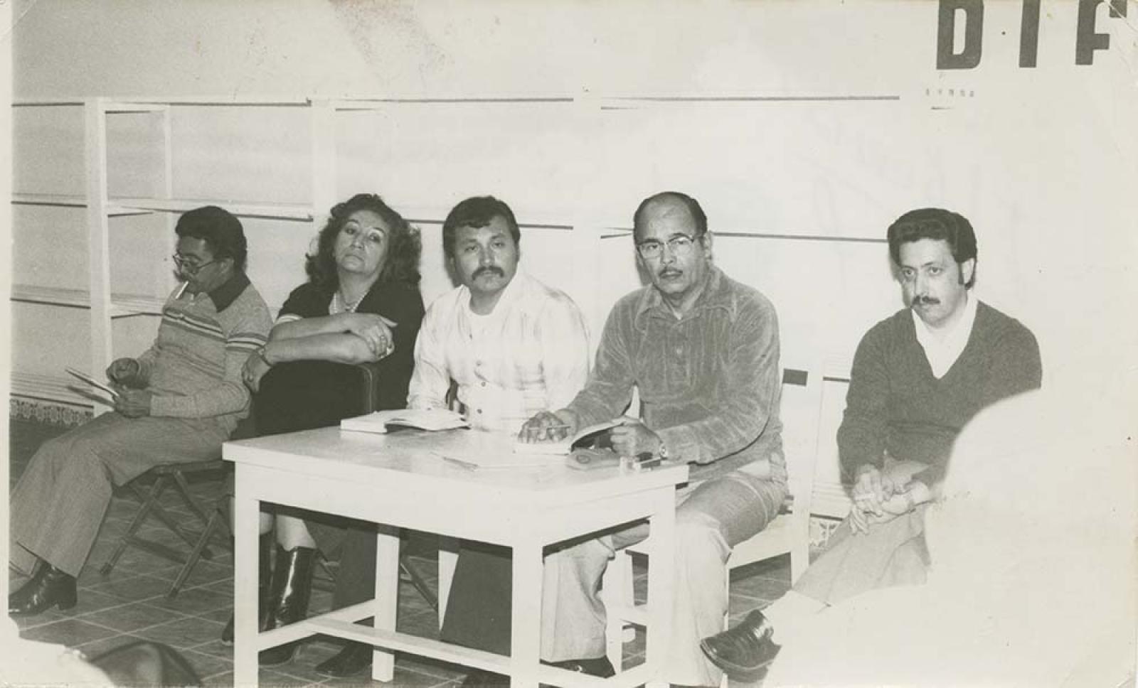“Reunión con los habitantes del fraccionamiento Perla.”