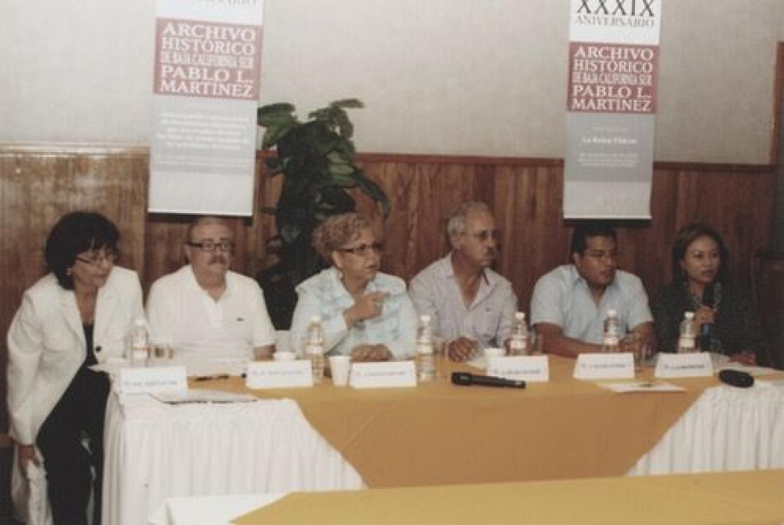 Reunión de Archivos del Gobierno del estado de Baja California Sur, en el marco del XXXIX aniversario del Archivo Histórico Pablo L. Martínez.