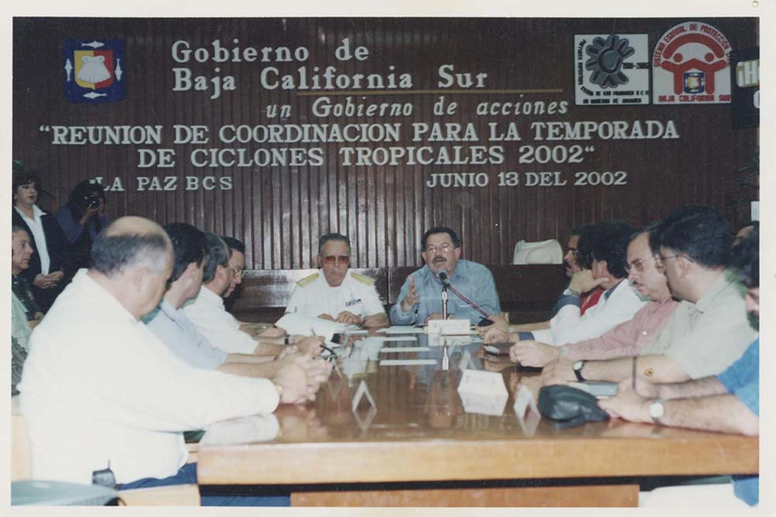 Reunión de coordinación para la temporada de ciclones tropicales.