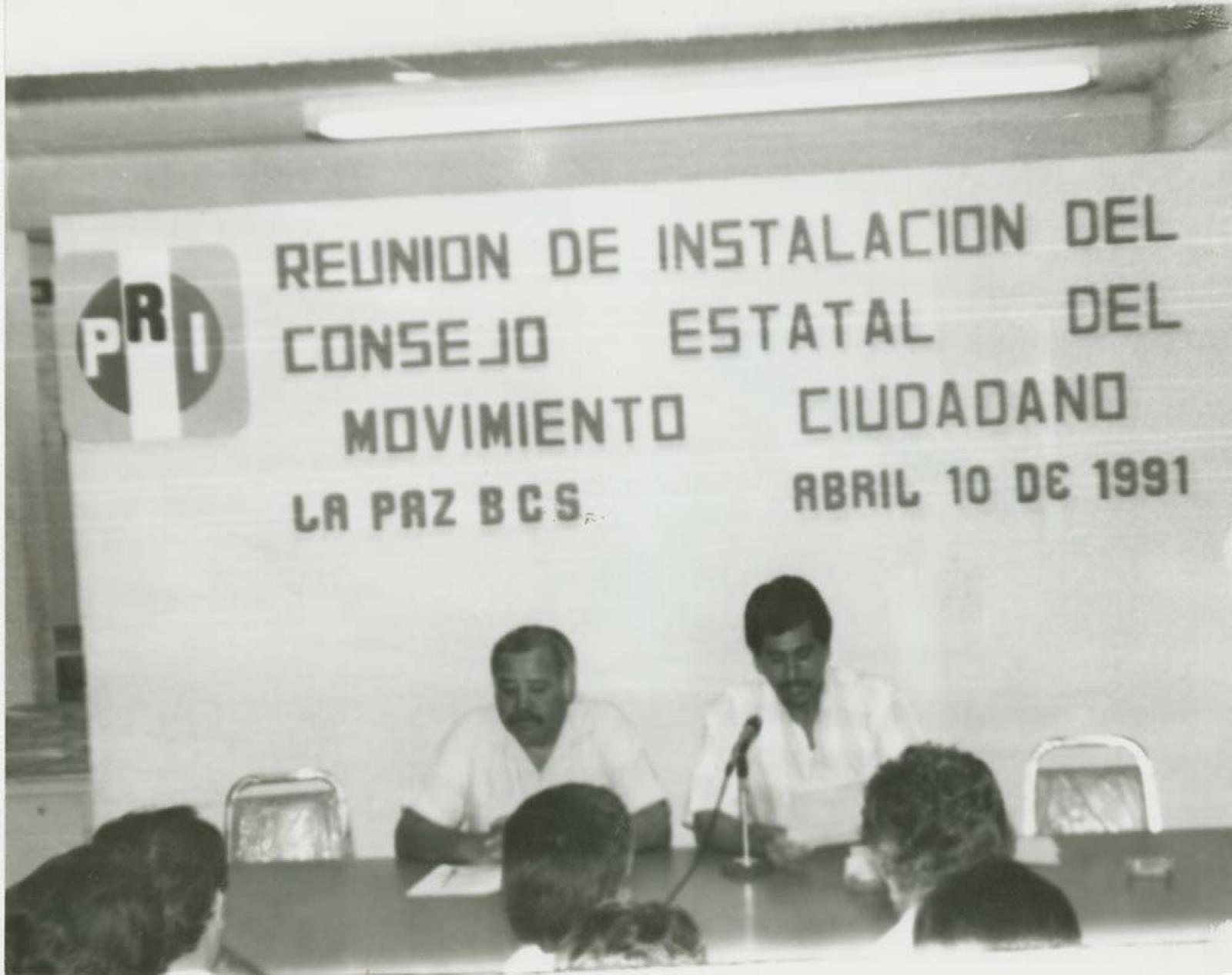 Reunión de instalación del Consejo Estatal del Movimiento Ciudadano.