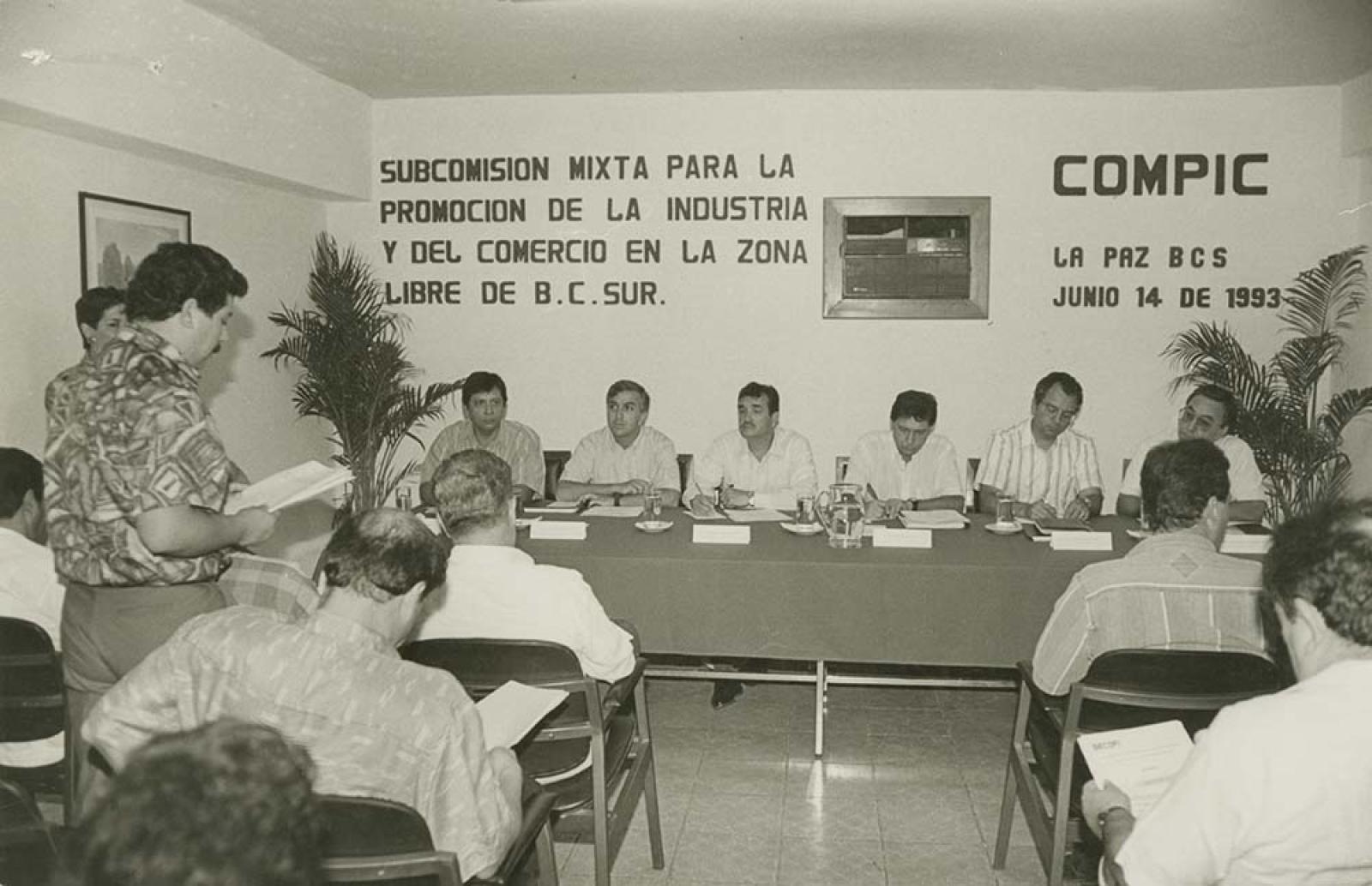 Reunión de la Subcomisión Mixta para la Promoción de la Industria y del Comercio en la Zona Libre.