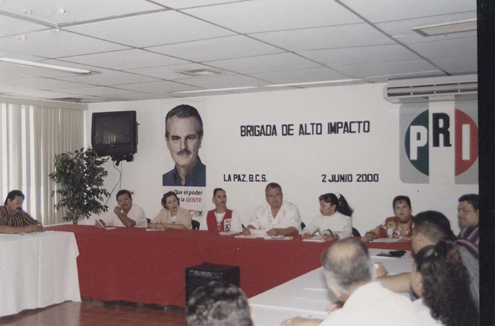 Reunión partido PRI.