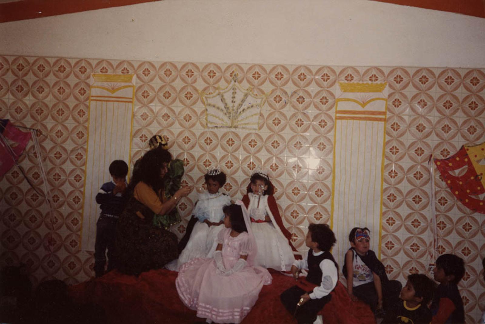 Reyes infantiles, retrato de grupo.