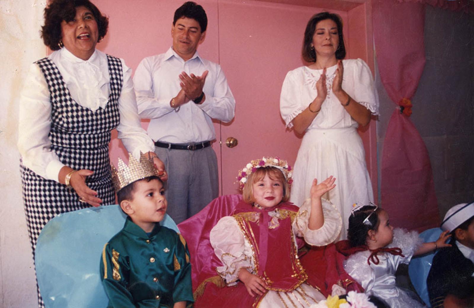 Reyes infantiles, retrato.